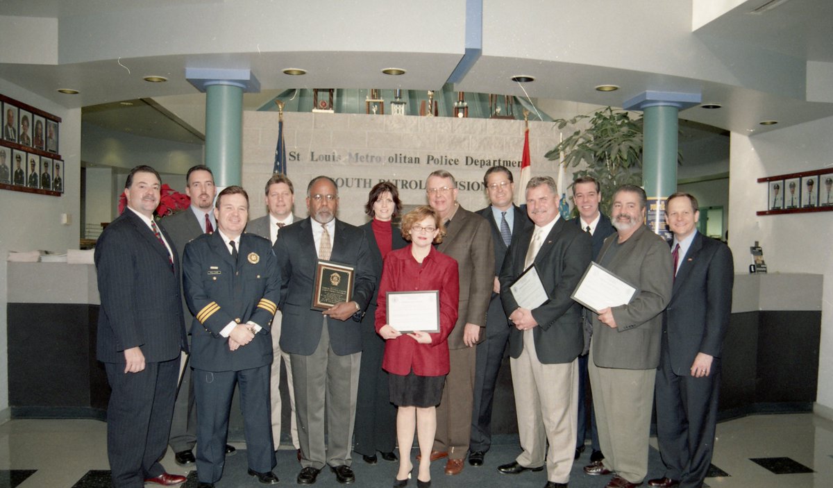 Throwback Thursday: This week’s photo shows a group posing with awards.