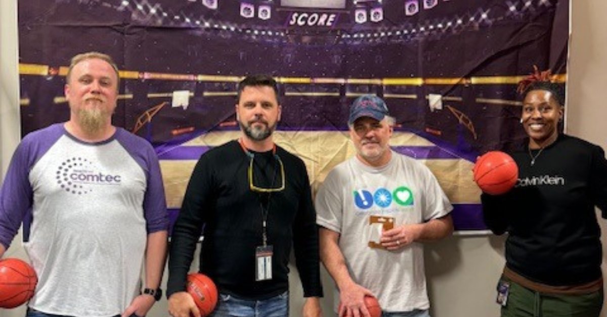 TouchNet's tweet image. It was the &quot;Dan and Dan Show&quot; during our annual Pop-A-Shot Tournament. Winning in Chattanooga was Daniel F. and pulling off a 3-pete in Lenexa was Dan W.

We had a great showing from all of our competitors, and an awesome lunch party!

#TeamTouchNet