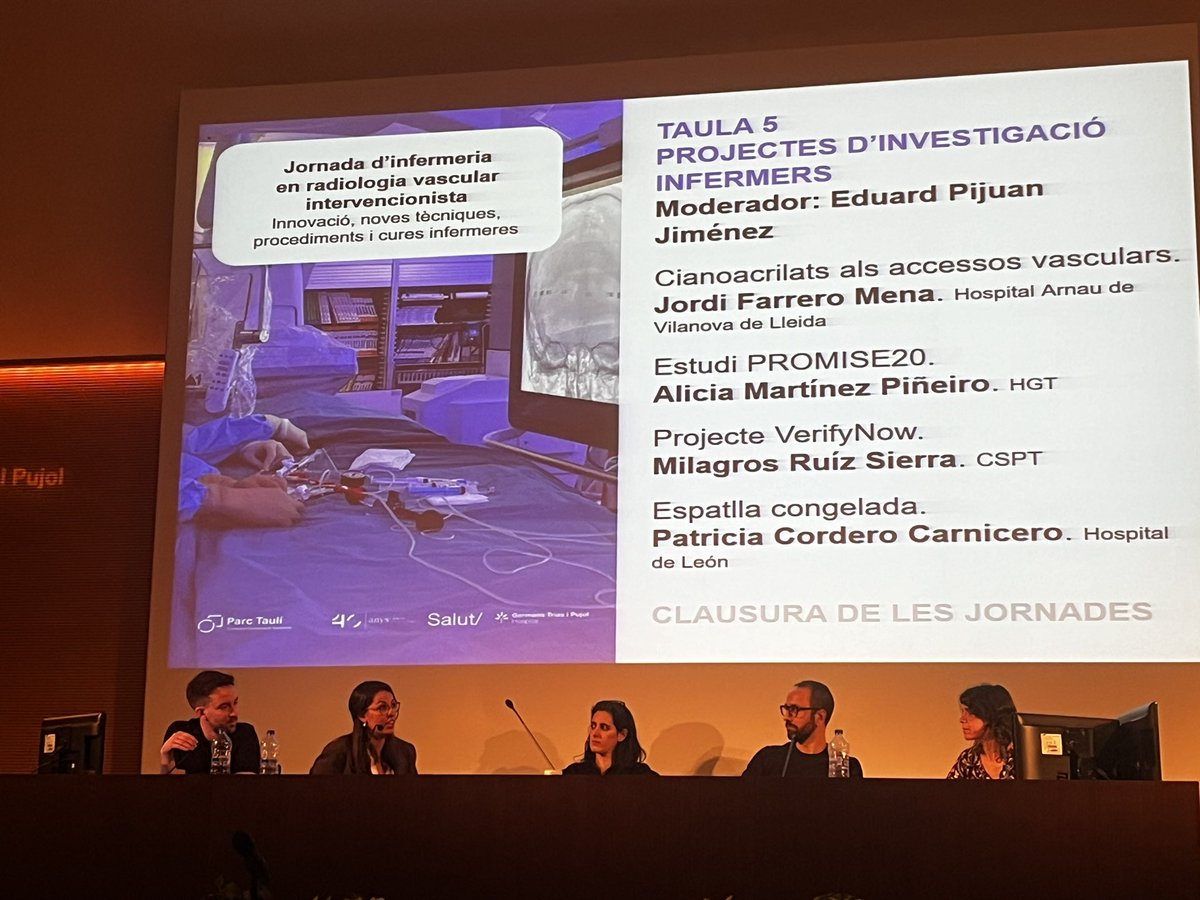alexandrasoley's tweet photo. Excelente mesa dedicada a la investigación! 👏🏻👏🏻

#IIJornadasdeenfermeriaenRVI
@hgermanstrias @parctauli https://t.co/DX4AVqnVxe