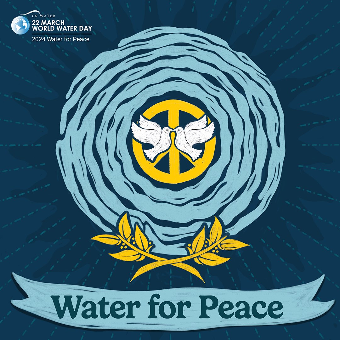 Water can create peace or spark conflict. As a human right, we must balance everyone’s water needs. This #WorldWaterDay, let’s unite and use water to build a more peaceful future. worldwaterday.org