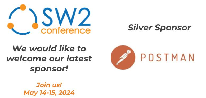 We're pleased to announce @postman as our newest sponsor of SW2con.com!