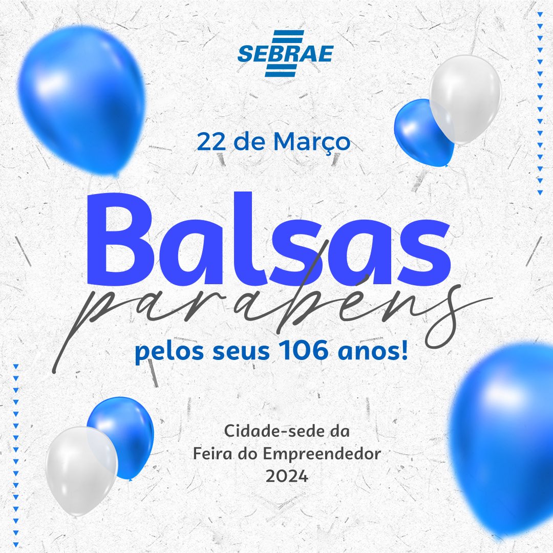 sebrae_ma's tweet image. 🌾🎉 Cidade de Balsas-MA, 106 anos, cidade-sede da Feira do Empreendedor 2024.

O Sebrae tem muito orgulho de fazer parte desta história, apoiando o desenvolvimento local e o empreendedorismo! 💡🫱🏼‍🫲🏾

#SebraeMA #Balsas #CidadeEmpreendedora #AquiTemSebrae
