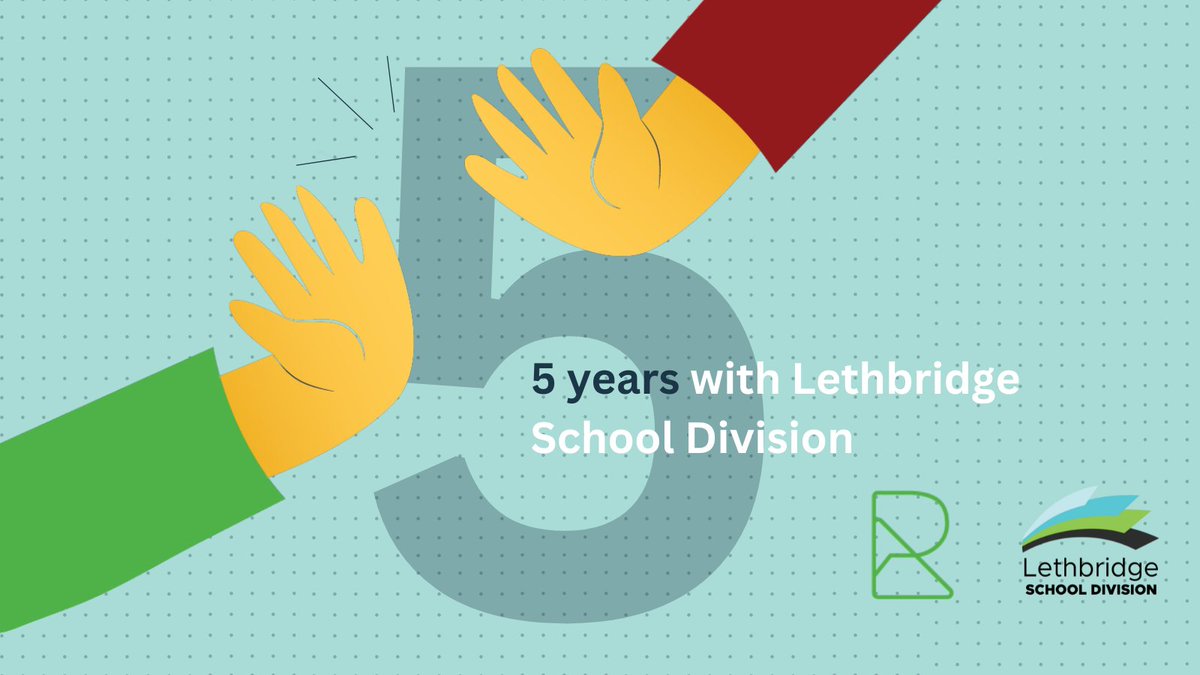 We're celebrating 5 years of partnership with @LethSchDivision! From websites, to our Bookings Module, and an awesome Town Hall page, we've enjoyed every project together. Here's to 5 years! #schoolPR #Communications #WebDevelopment