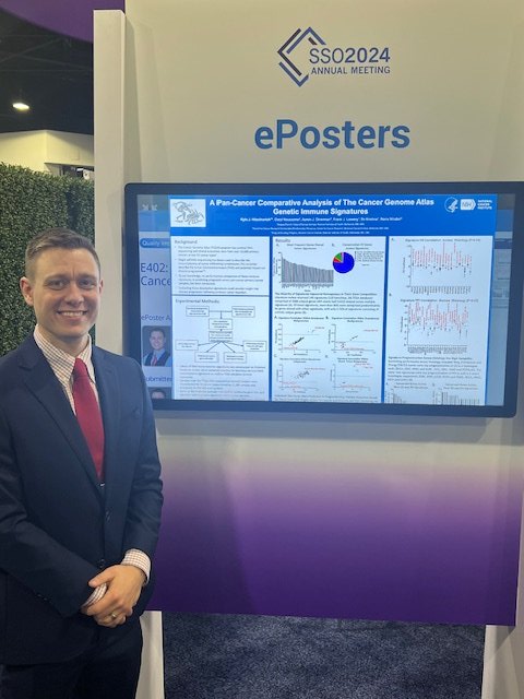 Greatful for the opportunity to apply some of the basic science I learned at the #NIH to surgical patients. Check out my e-poster to learn how RNA immune signatures might help prognosticate patients following primary tumor resection. #SSO2024