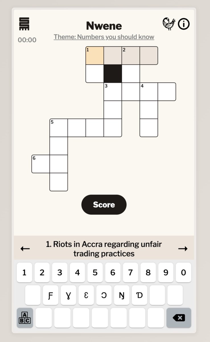nwenegh's tweet photo. The Ghana numbers don't lie. Can't figure this puzzle out? Tag a friend for help
https://t.co/yLlqhiKiqZ

#nwene #nwenecrossword https://t.co/EJLTwUjfEj