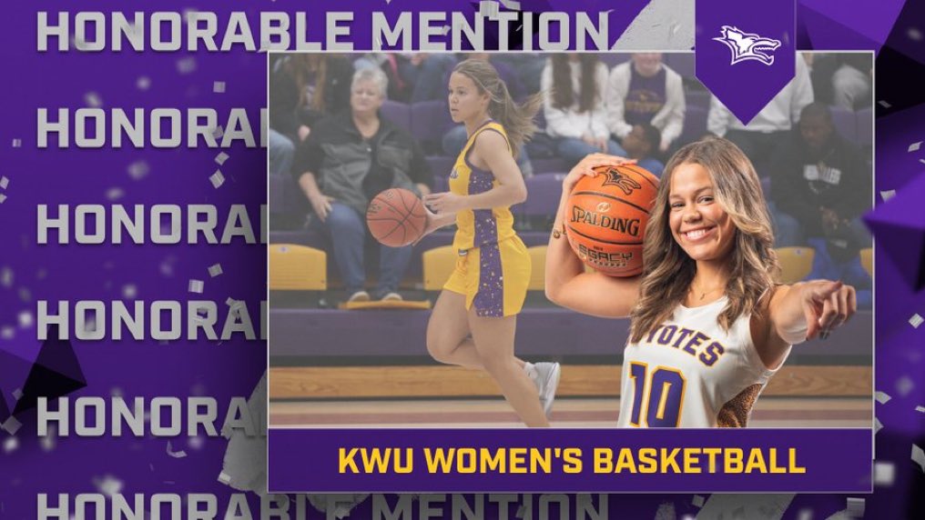 KwuWbb's tweet photo. LaMyah Ricks receives 2024 WBCA NAIA Coaches’ All-America honorable mention recognition!! https://t.co/WRIzHXHF3U