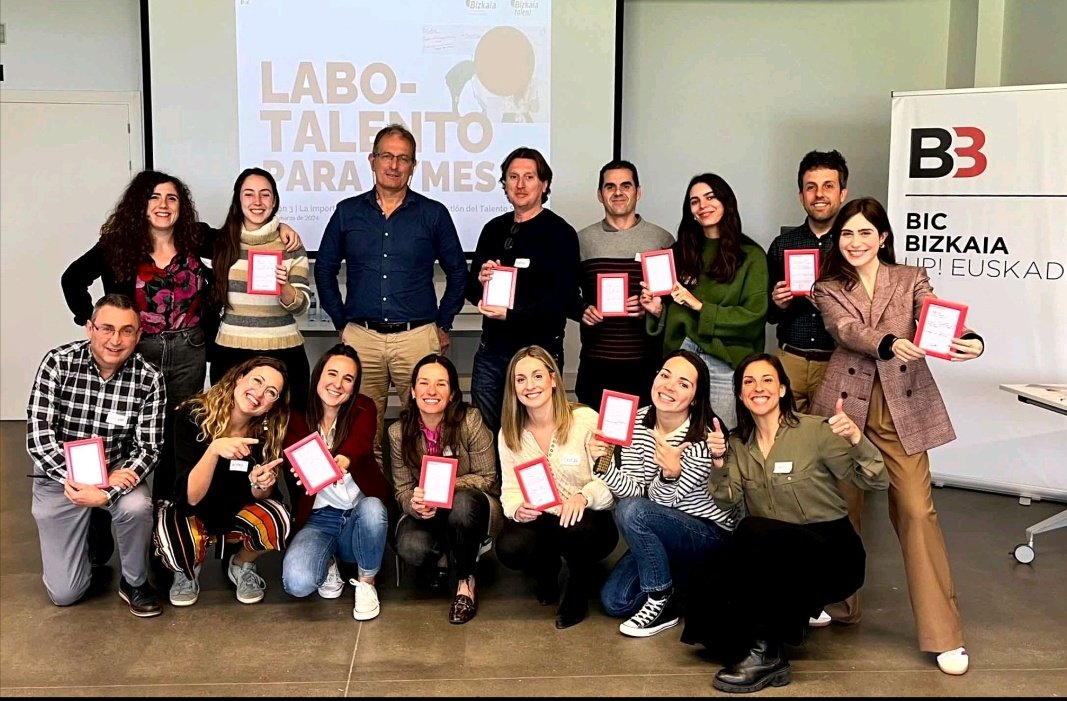 #TalentuarenAldekoKonpromisoa #CompromisoPorElTalento #LaboTalento #STEM #ETEak Hoy, en #BICBizkaia, última sesión del programa de capacitacion para #pymes Labo-Talento