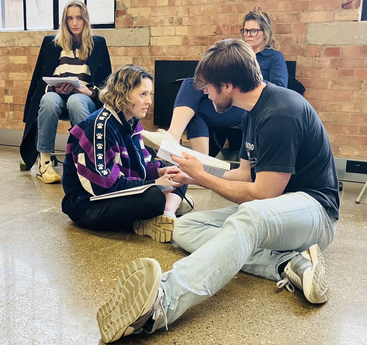 We had an exciting first day of rehearsals for #BangingDenmark today! Coming soon to <a href="/finborough/">Finborough Theatre</a> ❤️