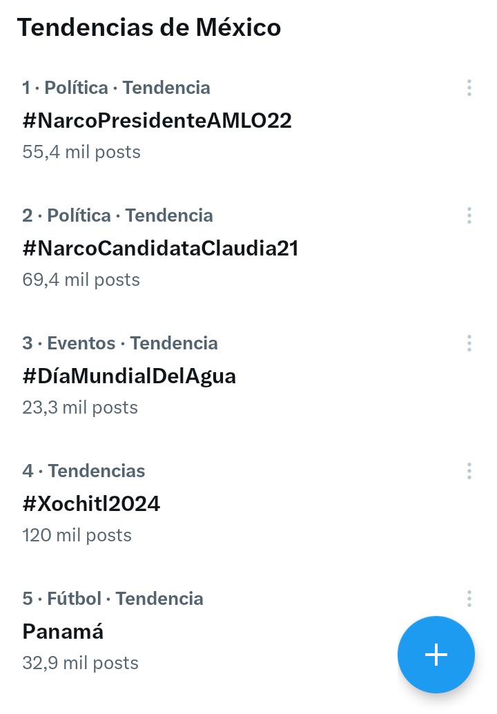 BegoGM6's tweet photo. Sigamos con las tendencias.
Parece que es lo único que toca el corazón del de palacio. 
Viernes 11:51

#NarcoPresidenteAMLO22 
#NarcoCandidataClaudia21 
#Xochitl2024 https://t.co/B6jRtcWBdZ