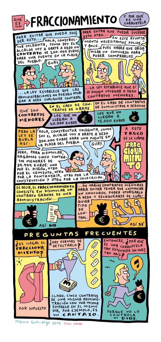 agsacta's tweet photo. @BardisaIsmael @IdiazAyuso ¿Que cómo pudo llevarse la hermana de Feijóo 1.311 contratos adjudicados sin concurso a dedo por la Xunta por un valor total de 4.832.029,85 €? La respuesta es: FRACCIONAMIENTO. @civio explico en qué consiste. https://t.co/SqGqSOvi3f
— Mauro Entrialgo (@Tyrexito) March 22, 2024