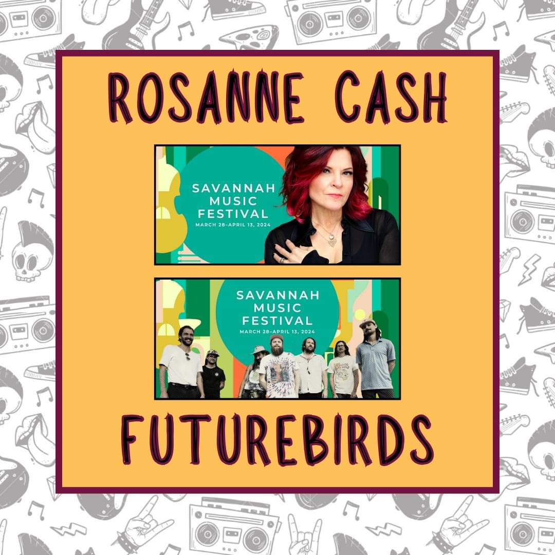 🎵 @Q1053 takes you to the @SavMusicFest to see the FUTUREBIRDS & ROSANNE CASH! 📱 Text 'LUCAS' to 912-234-1053 to enter to win ticket packs for 2 to The @lucastheatre for the Arts or click ➡️ wrhq.com/futurebirds-ro… #SavannahMusicFestival #WRHQ #TheBungalow #LocalRadio #WRHQ