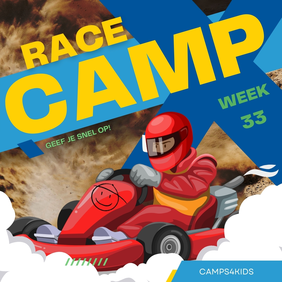 🏁 Doe mee aan ons RaceCamp voor een spannend avontuur vol snelheid en adrenaline. 🏎️💨 Wie durft de uitdaging aan te gaan? 🚦 #kinderen #kampen #Jezus