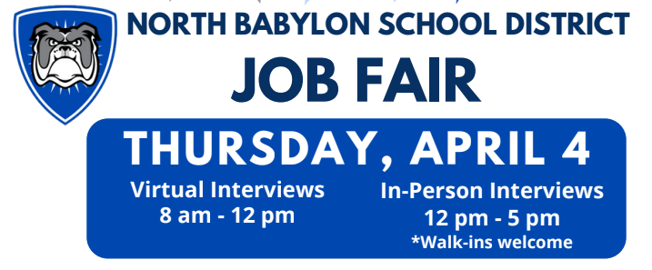 vedder_g's tweet photo. NBSD Job Fair - Thursday, April 4th 2024 https://t.co/g2u00WFVvo https://t.co/TI1u8D7Lzh