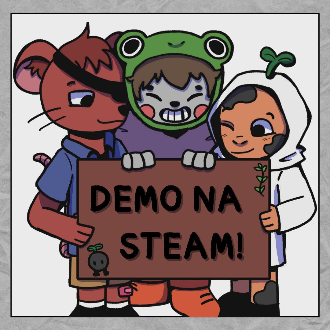 spacialpixel's tweet photo. Estamos muito felizes por finalmente lançar a demo para o público. Esse jogo está sendo um projeto enorme e sendo feito com muito carinho. Espero que você se divirta jogando.🐸🐭🦎

https://t.co/9RW3uPtQmv https://t.co/Dmcwd0fohd