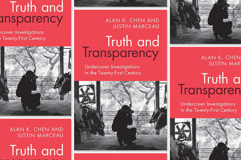 Alan Chen and Justin Marceau @SturmCOL have authored ‘Truth and Transparency, Undercover Investigations in the Twenty-First Century,’ a book discussing political roles of undercover investigators. bit.ly/3IMsjOe