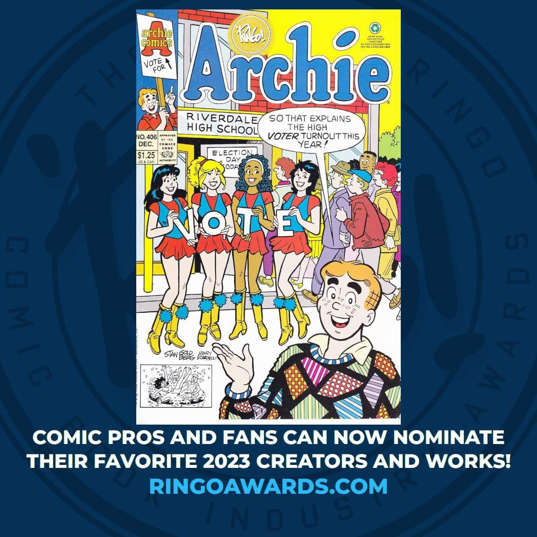 Qualified voters for @ringoawards nominations? Humans. Ineligible voters for @ringoawards nominations? Anything else. ringoawards.com #ringoawards #baltimorecomiccon