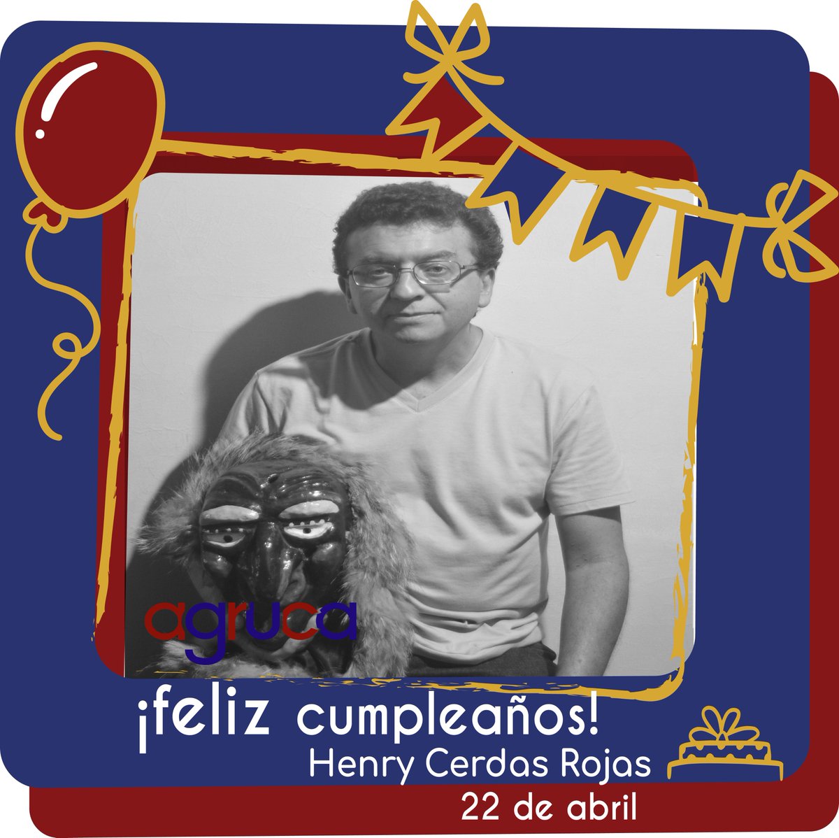 ¡Hoy celebramos el cumpleños de nuestro compañero Henry Cerdas Rojas! 🎂🥳🎈🎊
#somosfamilia #somosagruca