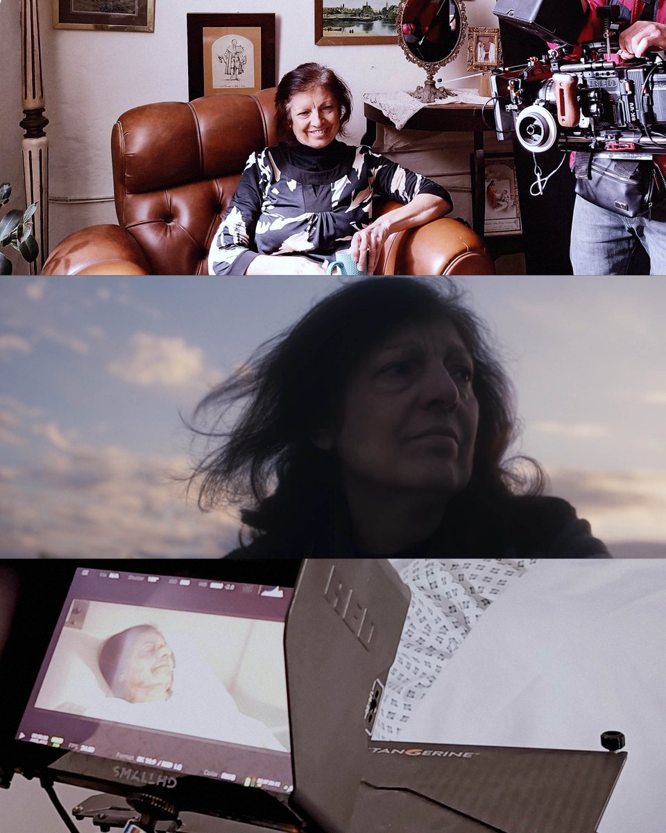 CookieBoxFilm's tweet photo. Introducing Maria, portrayed by the great actress, esteemed Frida Cauchi. 🎭 Maria grieves her late son while suffering under the yoke of an abusive husband, Roger. 💔 Get ready to be moved by Maria's poignant tale, skillfully brought to life by the one and only Frida Cauchi.🍪✨ https://t.co/IP5eysreC9