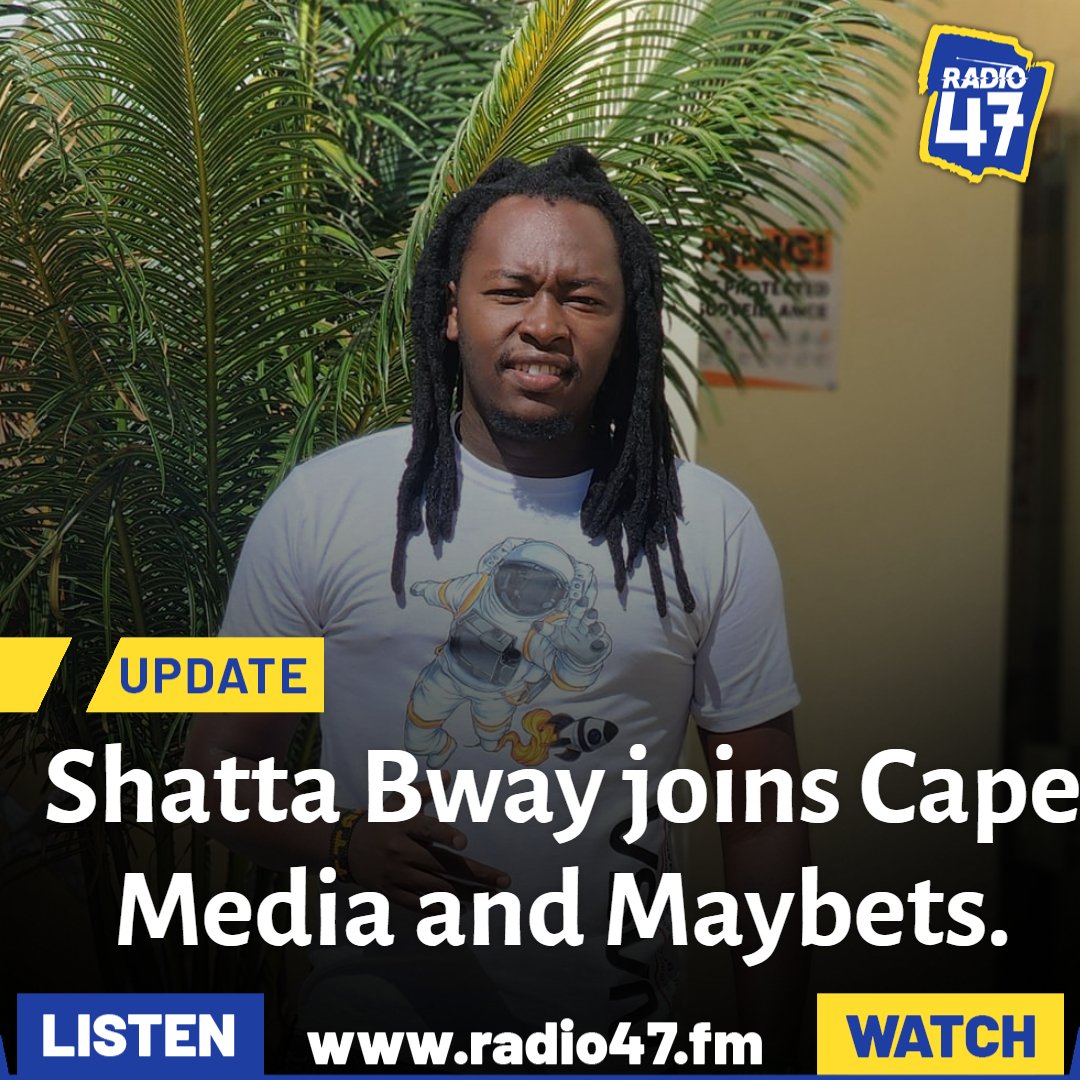 Shatta Bway joins Cape Media Limited; he will be the Director, Projects and Strategy for Maybets as well as TV47 and Radio47 host. #HapaNdipo
#TV47Digital