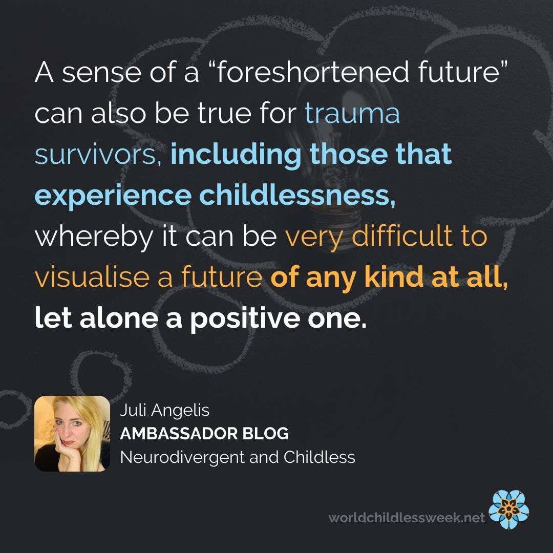 ChildlessWeek's tweet photo. You can read Juli's blog in full at: https://t.co/aa6N33WVuT
#childless #Neurodiversity #childlessnotbychoice #involuntarilychildless #ageingwithoutchildren #childlessafterinfertility https://t.co/nimaSQh731