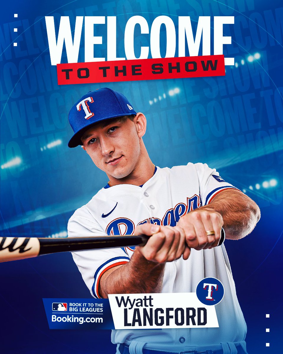 The reigning #WorldSeries champs are adding a big-time prospect to their Major League squad.

<a href="/MLBPipeline/">MLB Pipeline</a>'s No. 6 overall prospect, OF Wyatt Langford, has made the <a href="/Rangers/">Texas Rangers</a> #OpeningDay roster.