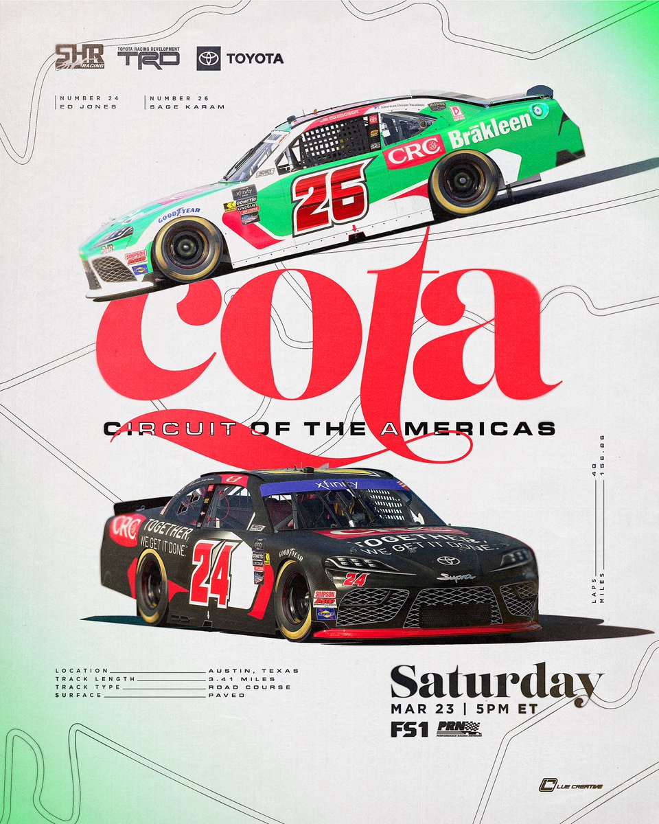 Sam Hunt Racing tweet media