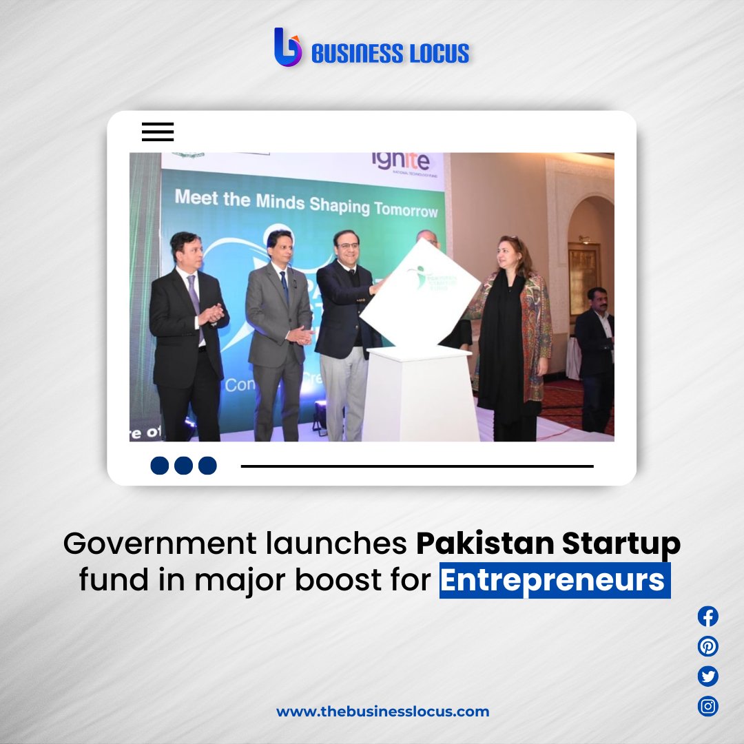 businesslocus's tweet photo. Dr. Umar Saif launched the Pakistan Startup Fund (PSF), allocating Rs 2 billion annually for startups amid slow entrepreneurial activity.

Visit us at https://t.co/NQ88hvVYJB

#StartupNews #BusinessCollaboration
#BusinessLocus #EcommerceAgency
#CurrentAffairs #VentureCapitalist https://t.co/0EPIXD9jRn