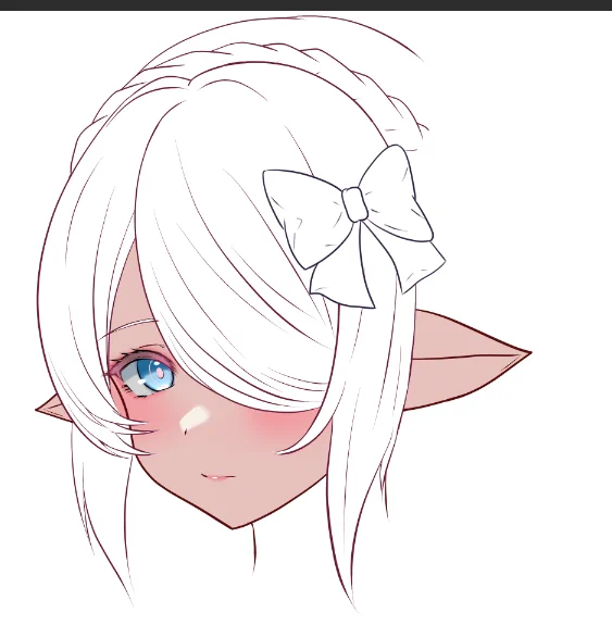 描き始めた 