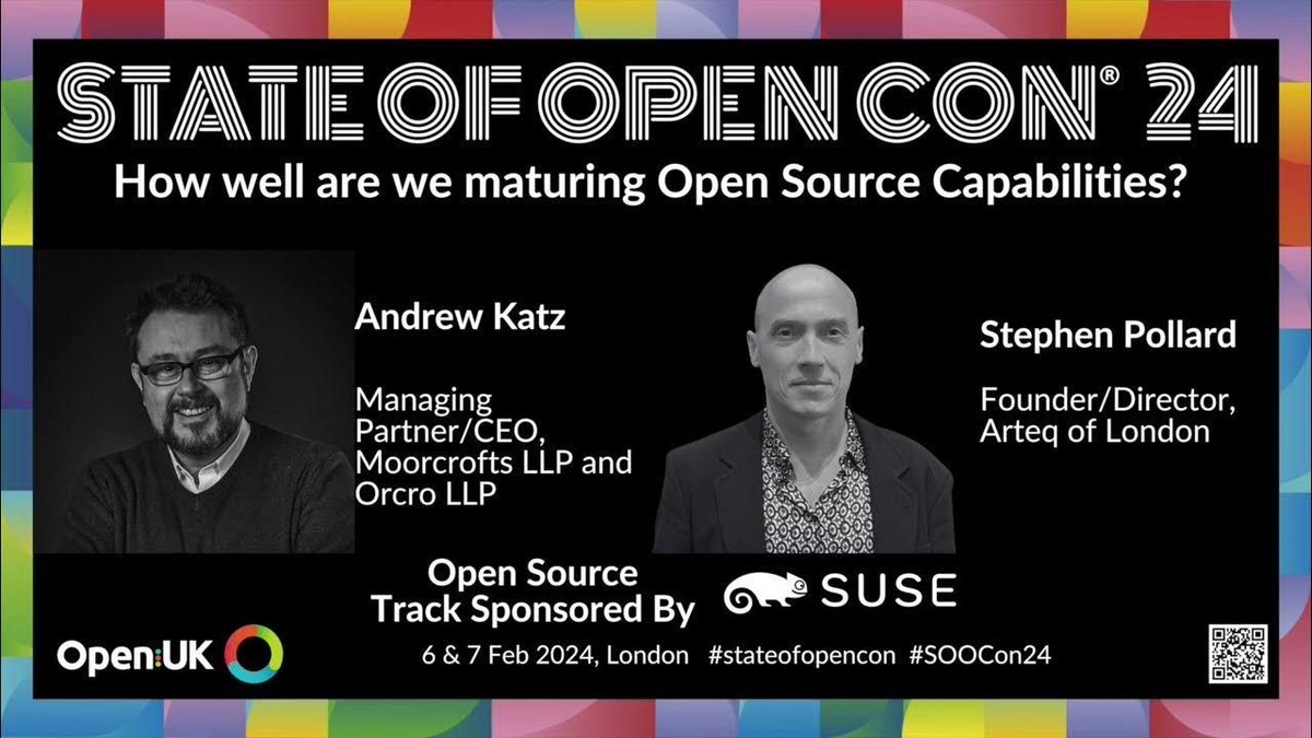 🛠️ Learn more about the complexities of open source compliance and risk management with @andrewjskatz & Stephen Pollard's insightful talk from SOOCon24! Watch the video now: youtube.com/watch?v=OjAbN4… #soocon24 #soocon25 #opensource