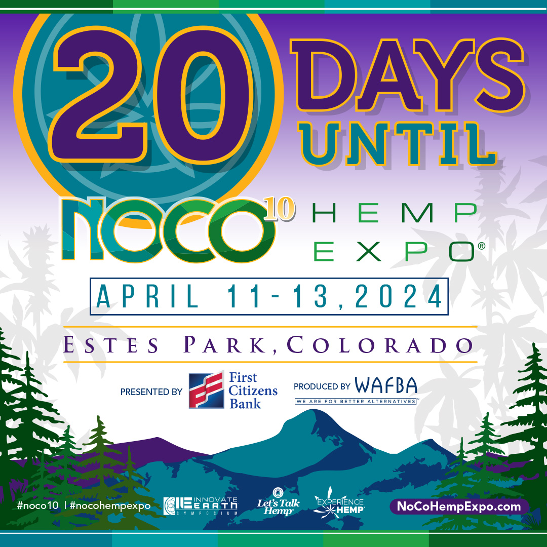 NoCoHempExpo's tweet photo. Counting down the days to an elevated experience! πΏβ¨ Just 20 days until the global Hempsters dive into Estes Park, CO! Get ready for a green revolution! π±π
#HempEvents #CountdownToNoCo https://t.co/QeJhHMQ7ow