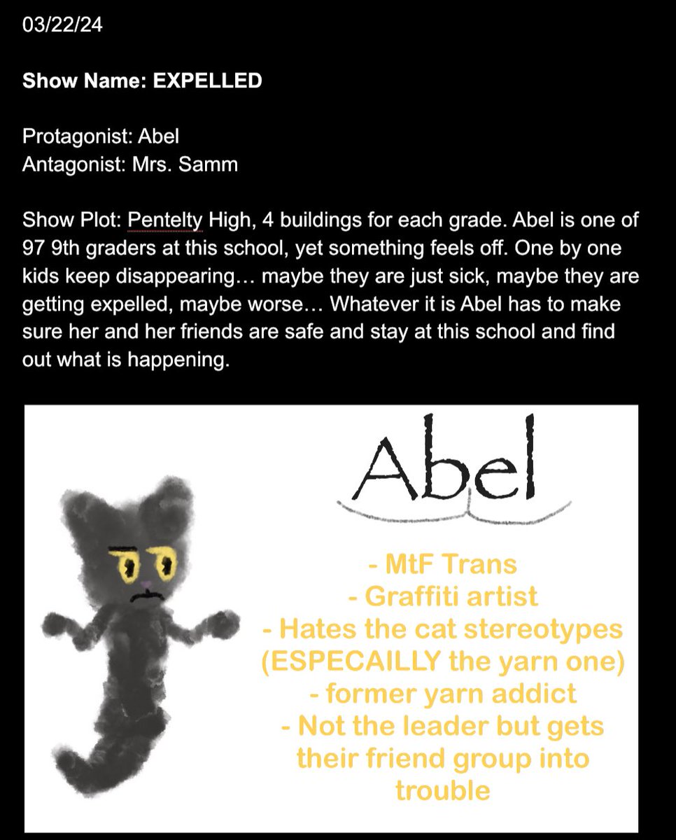 Panncaking's tweet photo. kitty kat :)
ANYWAYS shhhhhhhhhhh >:( IM WATCHING EXTREME COUPONIG
(#art #ocs #fyp #foryoupage #showplot #school #cat #animal #highschool #cartoons #show #tv) https://t.co/bEt5JVXHcS