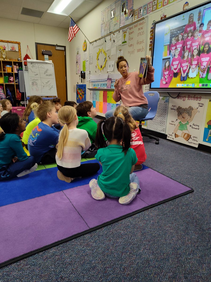 Our Mystery Reader from this morning! Thank you! #myMISD #McKinneyFrazierGators