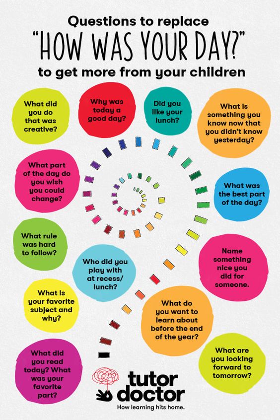 Questions to replace 'How was your day?' to get more from your children.