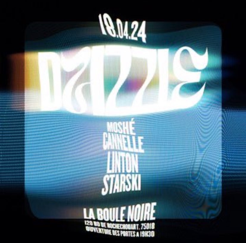 Dazzle vous invite pour leur première soirée.

Le concept vous faire découvrir des rappeurs et des rappeuses émergents. Ratu$ est déjà passé par là par exemple.

Pour l’occasion vous aurez le droit à des lives de Cannelle, Moshé, Linton et Starski.

📆 18 avril
📍 La Boule Noire