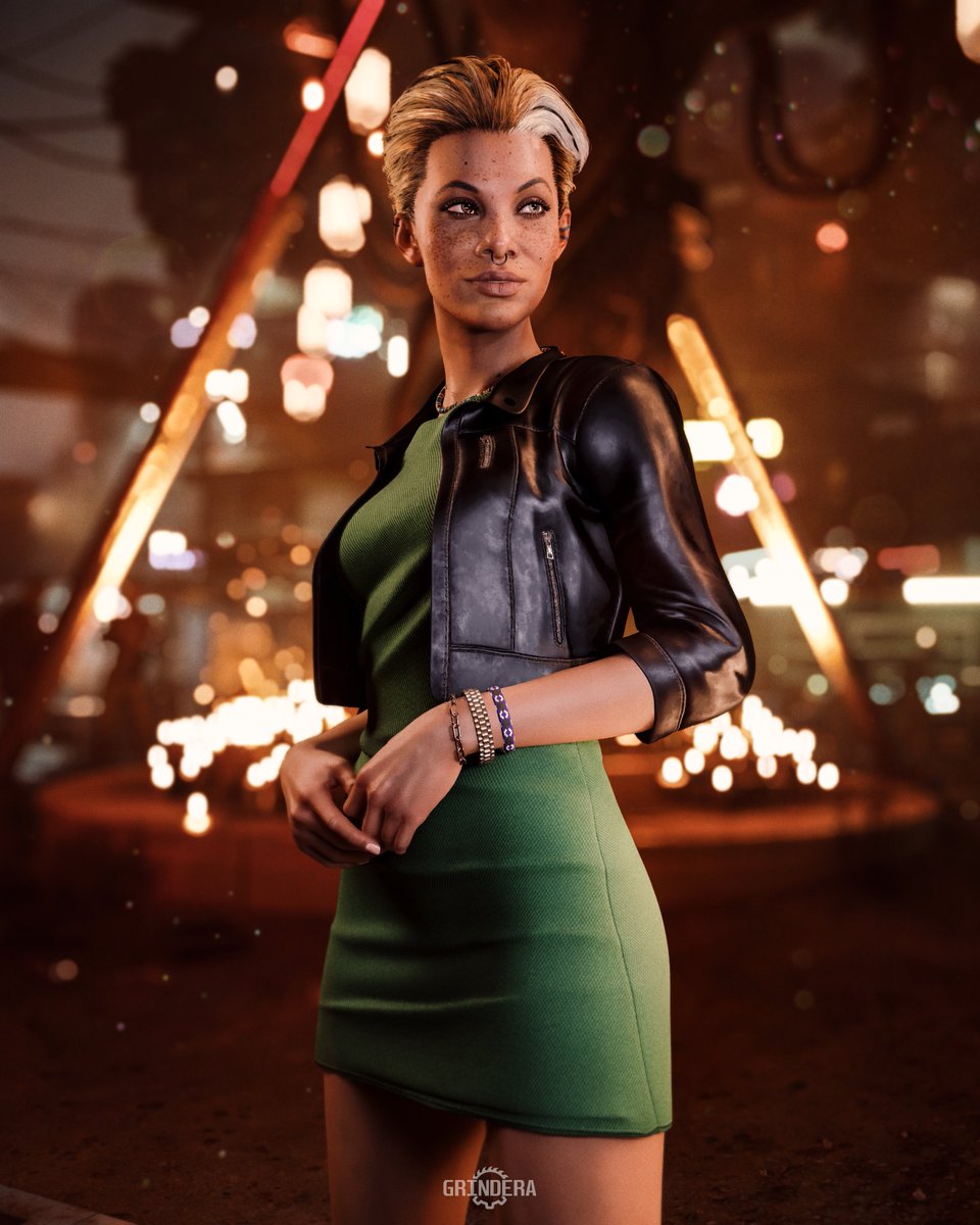 Date night and she's waiting for Alessia 💚🖤

Outfit from @VeegeeAlvarez - coming soon  

#Alex #alenaxenakis #Cyberpunk2077 #PhantomLiberty #PCgaming #photomode #virtualphotography #worldofVP #ThePhotoMode