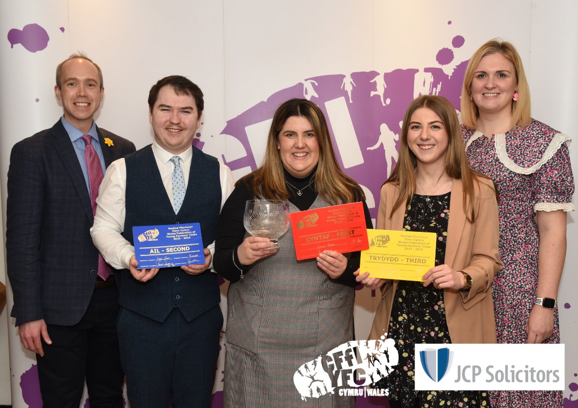 Just under two weeks ago, Wales YFC held their Senior Member of the Year finals. Angharad Thomas, from Carmarthenshire YFC, was crowned winner. Thank you once again to JCP Solicitors for sponsoring this competition. Full gallery now online!