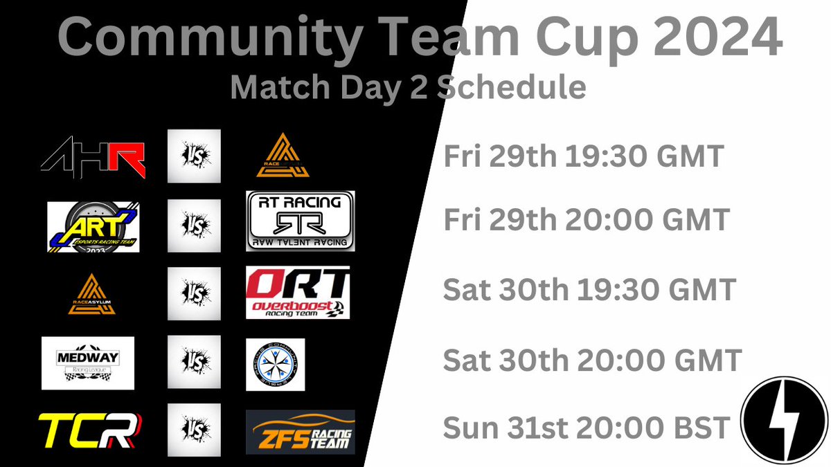 jegr78's tweet photo. We are 1 week away from #CTC Match Day 2 with some amazing and thrilling duels again. #GT7 #GranTurismo7 #CommunityTeamCup https://t.co/jVobCnkB4F