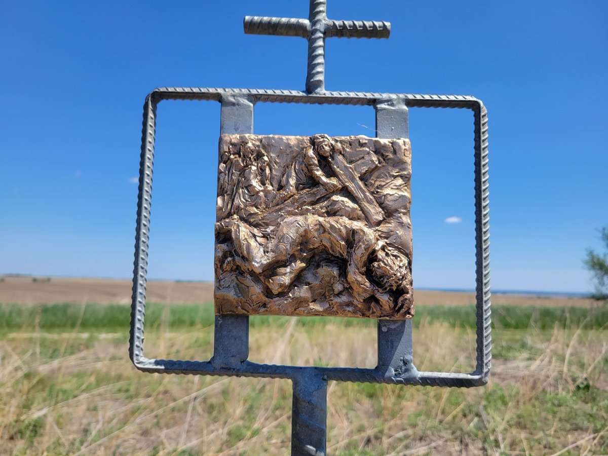 StBenCenter's tweet image. Walking the Stations of the Cross

Station 9: Jesus Falls the Third Time
Paul: “The Lord says: My grace is enough for you; my power is at its best in weakness.” -2 Cor 12:9
Remember those who have given up and see no purpose and meaning in life.

christthekingpriory.com/stations-of-th…