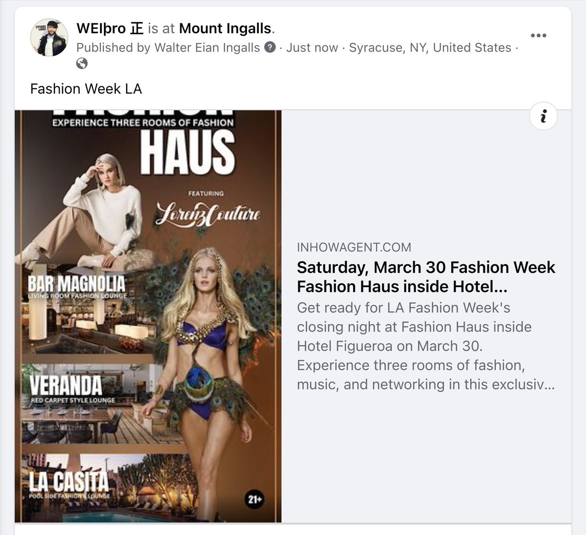 BeManMade's tweet photo. LA Fashion Week March 30th 

https://t.co/bgtsWC6wWQ https://t.co/OI8KEJICeD