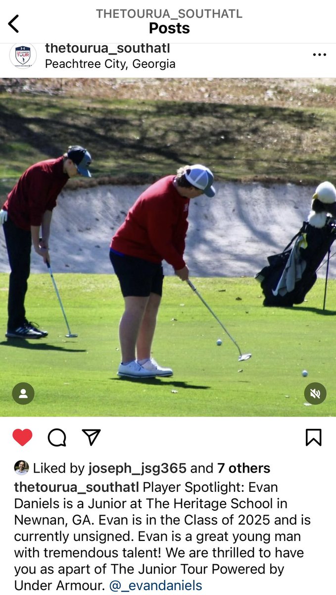 Thanks for the spotlight <a href="/TheTourUA/">The Tour UA</a>  Excited for Evan to be a part of the South Atlanta Team this spring! <a href="/irishman23/">Joe Daniels</a>