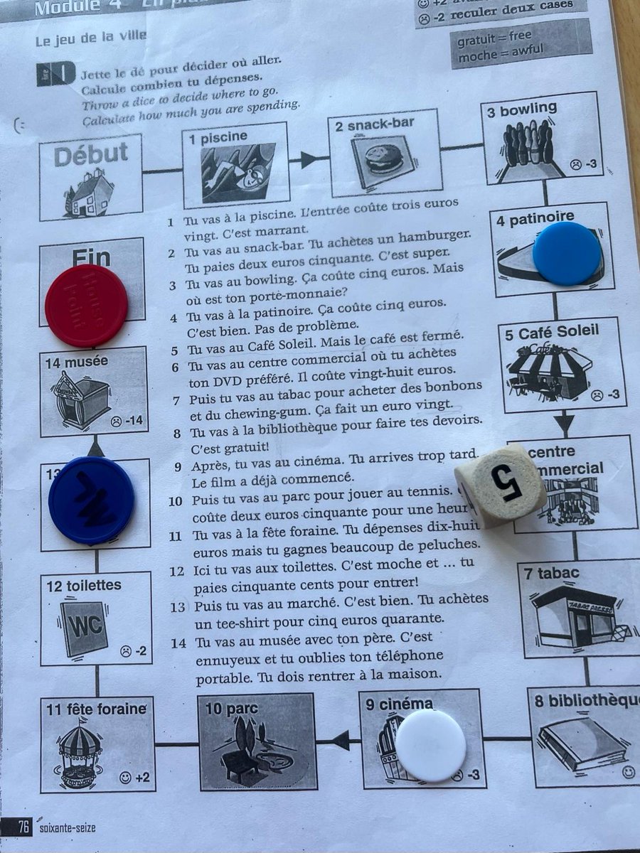 Irvine Royal Academy English and Languages Faculty (@iralanguages) on Twitter photo En ville topic, S1 had fun playing a board game to consolidate their knowledge of places in town in French as well as using their numeracy skills using Euros! <a href="/IrvineRoyalAcad/">Irvine Royal Academy</a> <a href="/PesciVirginie/">Virginie Pesci</a> En ville topic, S1 had fun playing a board game to consolidate their knowledge of places in town in French as well as using their numeracy skills using Euros! <a href="/IrvineRoyalAcad/">Irvine Royal Academy</a> <a href="/PesciVirginie/">Virginie Pesci</a>