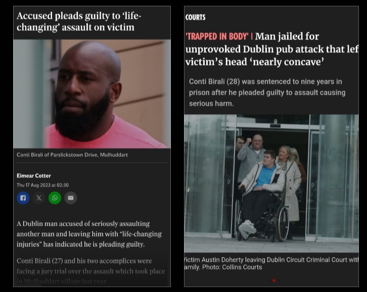 TwixBandit69's tweet photo. The Sunday World didn't publish the "Dublin man" picture for some reason 🤔 how bizarre when it's widely available online. https://t.co/E8b5nCGEGq