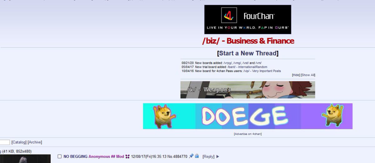 boards.4chan.org/biz/ live 🔥

t.me/doegeonsol

#doege