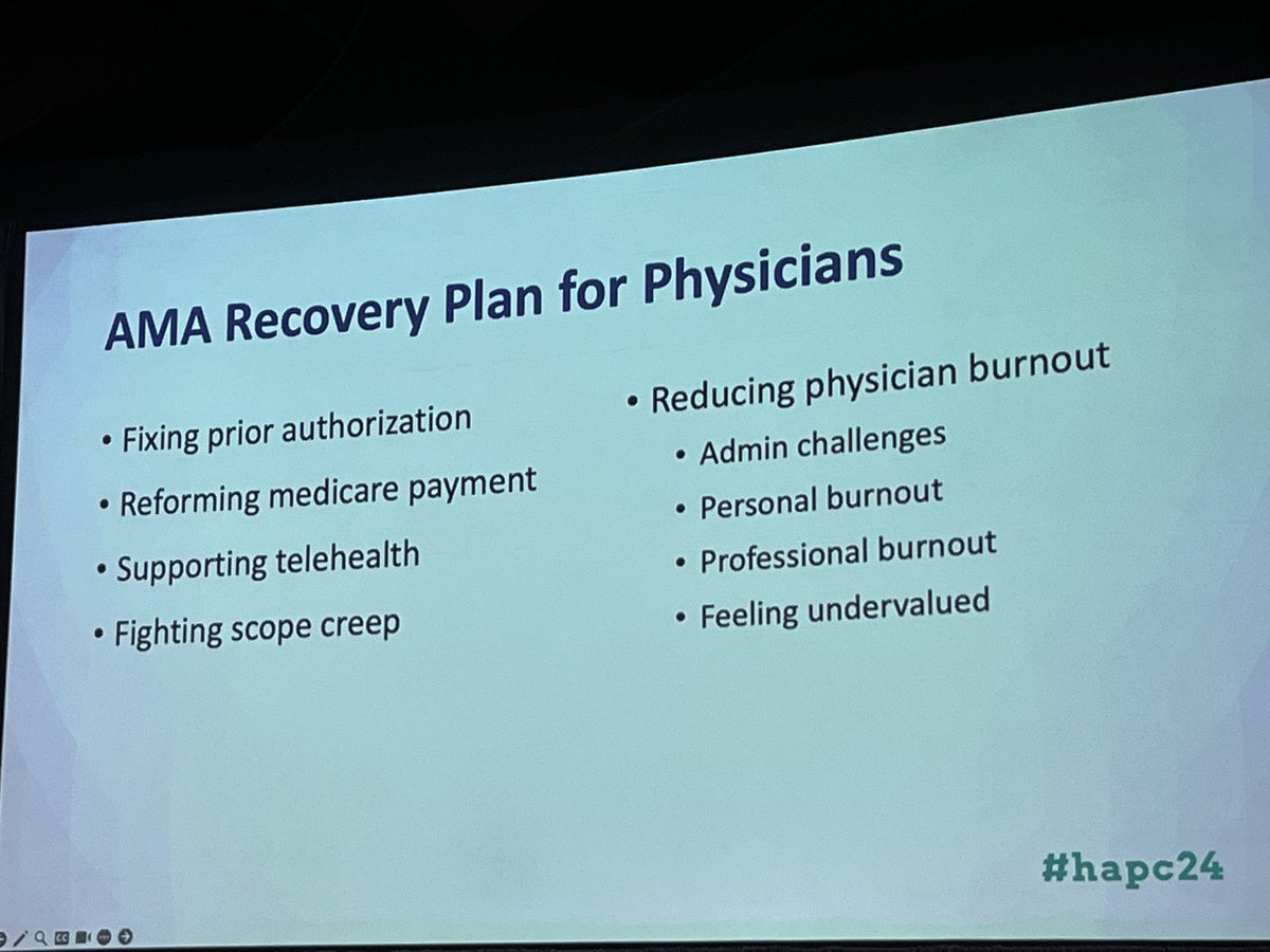 The title of this talk at #hapc24 is fascinating. We need to find self-care strategies, time for reflection in daily routine & structural changes to support us! Adding from a #dei lens that there are biases that prevent people to work at their best . #hapc24 #hapc #wellness