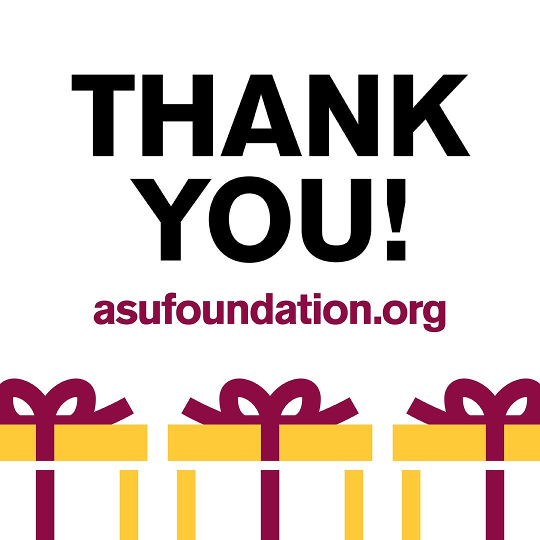 Thank you to everyone that donated yesterday on Sun Devil Giving Day! 🔱