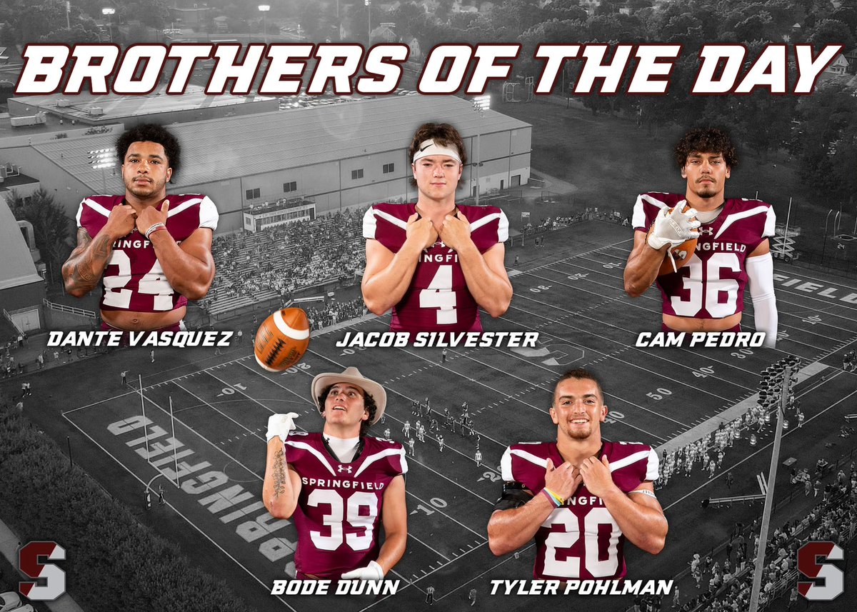 Congratulations to Dante, Jacob, Cam, Bode, and Tyler for EARNING Brothers of The Day for our practice yesterday‼️ These guys continued to raise the energy and standards for TEAM 134‼️🔻 #BOTD #LTBR