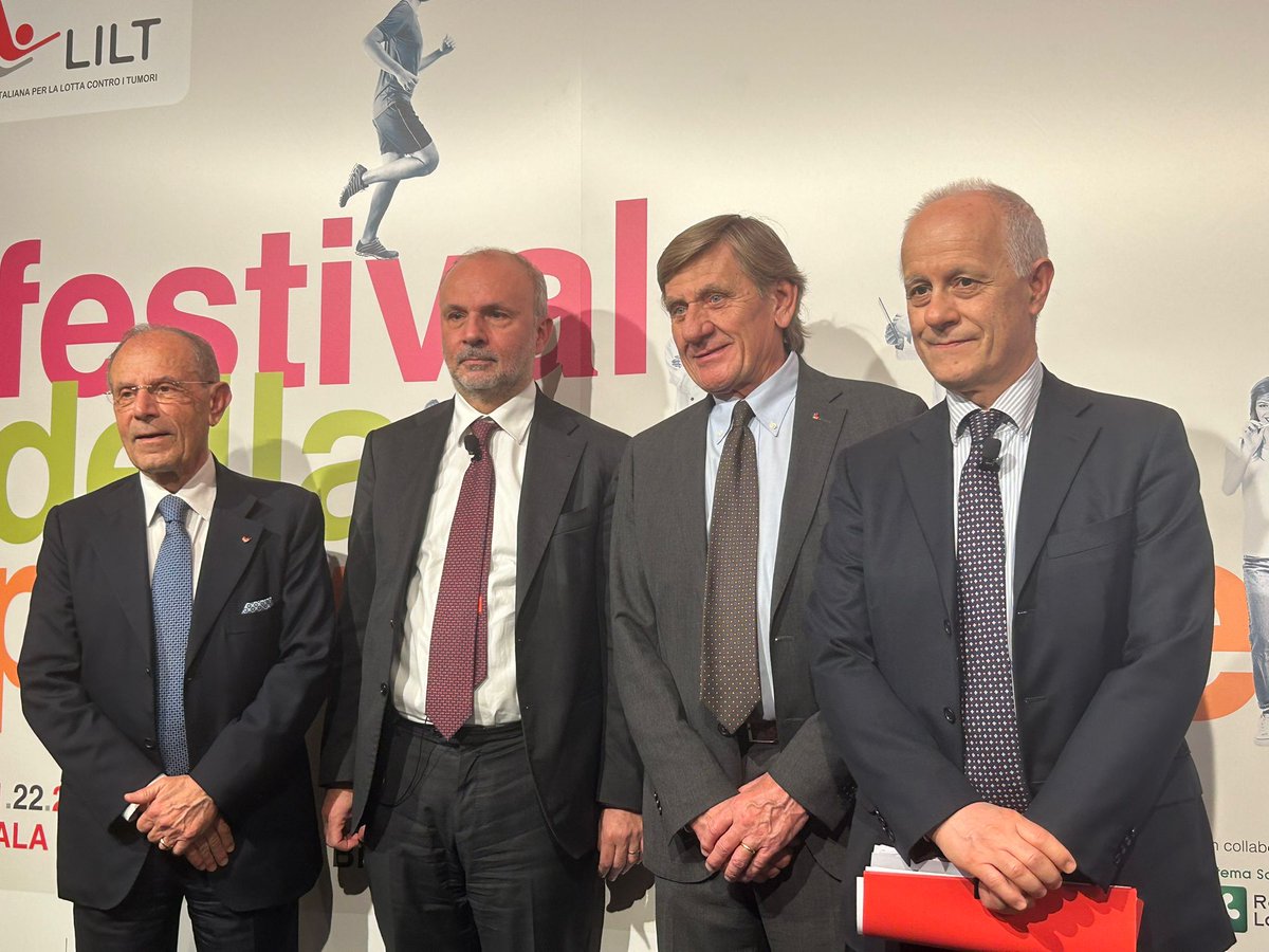 LILT (@liltnazionale) on Twitter photo Grazie al Ministro della Salute, Orazio Schillaci, e al Direttore del Corriere della Sera, <a href="/lucfontana/">Luciano Fontana</a>, per aver partecipato al #festivaldellaprevenzione con noi. Rivedi la diretta tinyurl.com/bdtcr3fa #lilt #prevenzione #lottaaitumori Grazie al Ministro della Salute, Orazio Schillaci, e al Direttore del Corriere della Sera, <a href="/lucfontana/">Luciano Fontana</a>, per aver partecipato al #festivaldellaprevenzione con noi. Rivedi la diretta tinyurl.com/bdtcr3fa #lilt #prevenzione #lottaaitumori