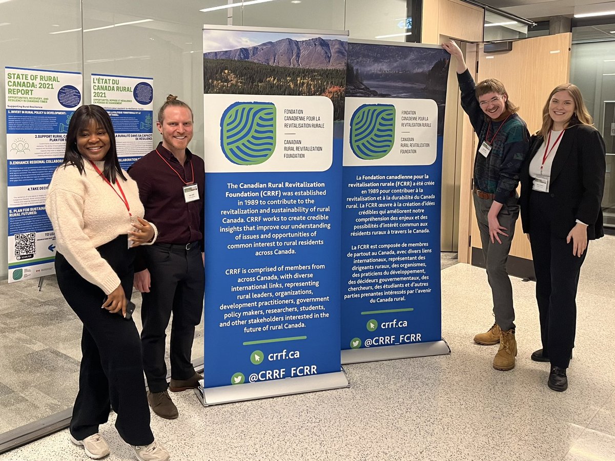 Kyle Rich (krich052@mas.to) (@krich052) on Twitter photo <a href="/BrockUniversity/">Brock University</a> <a href="/BrockFAHS/">BrockU Applied Health Sciences</a> crew did an awesome job this morning at the Two Days of Rural Canada Event. <a href="/graceee_nelson/">Grace</a> <a href="/JohnDaleRural/">John Dale</a> and Vivien shared their research and had a great discussion of Social Infrastructure in Rural Communities.
<a href="/BrockRECL/">Brock RECL</a> <a href="/CRRF_FCRR/">Canadian Rural Revitalization Foundation</a> <a href="/BrockUniversity/">Brock University</a> <a href="/BrockFAHS/">BrockU Applied Health Sciences</a> crew did an awesome job this morning at the Two Days of Rural Canada Event. <a href="/graceee_nelson/">Grace</a> <a href="/JohnDaleRural/">John Dale</a> and Vivien shared their research and had a great discussion of Social Infrastructure in Rural Communities.
<a href="/BrockRECL/">Brock RECL</a> <a href="/CRRF_FCRR/">Canadian Rural Revitalization Foundation</a>