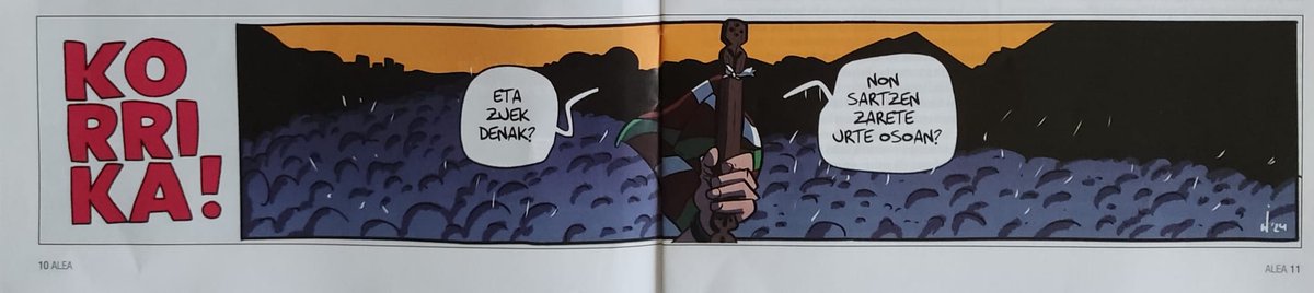 robergutierrez's tweet photo. "Eta zuek denak, non sartzen zarete urte osoan?"
Aste honetako @ArabakoALEA-n... @ugaztelu #Korrika #HarroHerri https://t.co/YRw212OSil