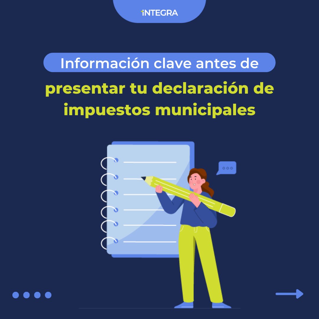 Integra_Int's tweet photo. ⏰El plazo para presentar tu declaración de impuestos municipales está a punto de vencer. 

Por suerte, ahora puedes tomar acción desde cualquier lugar gracias a SAIT, pensando en tu comodidad 🖥️💼.

📌Recuerda ser puntual al declarar y evita preocupaciones futuras. https://t.co/G9e3tvxyQp